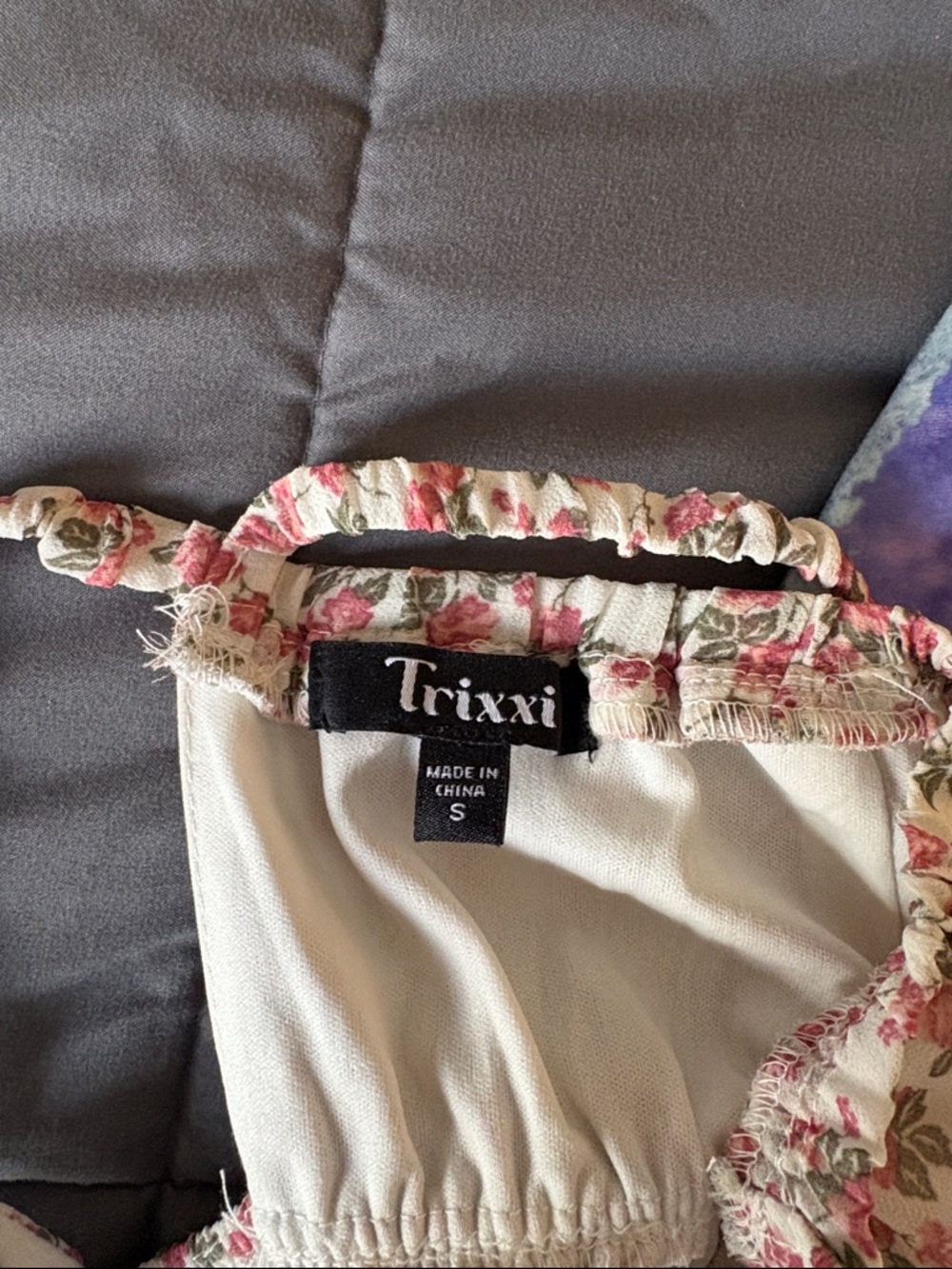 Trixxi Pink Floral Tiered Maxi Dress - Picture 5 of 9